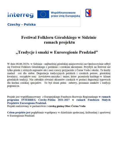 Informacje o festiwalu